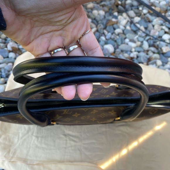 🌺NEW BLACK VACHETTA(not custom paint)🌺AUTH LOUIS SAC WEEKEND SHOPPING BAG 🎉 - Picture 10 of 17